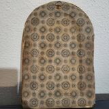 Oriental metal and bone mirror