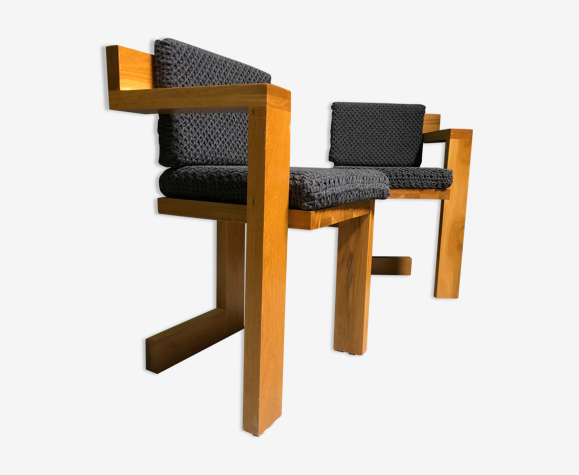 2 chaises Rietveld 'Steltman'