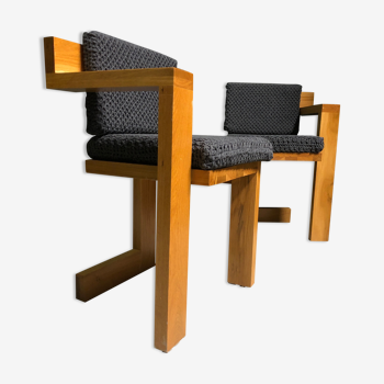 2 x Rietveld 'Steltman' chairs