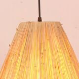 Wicker pendant light