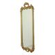 Miroir ancien français doré de style baroque du XIXe siècle 148 cm