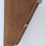 Shelf solid oak patinated years 50-60 years