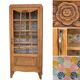 Parisian wardrobe glazed art deco 1920 raw wood