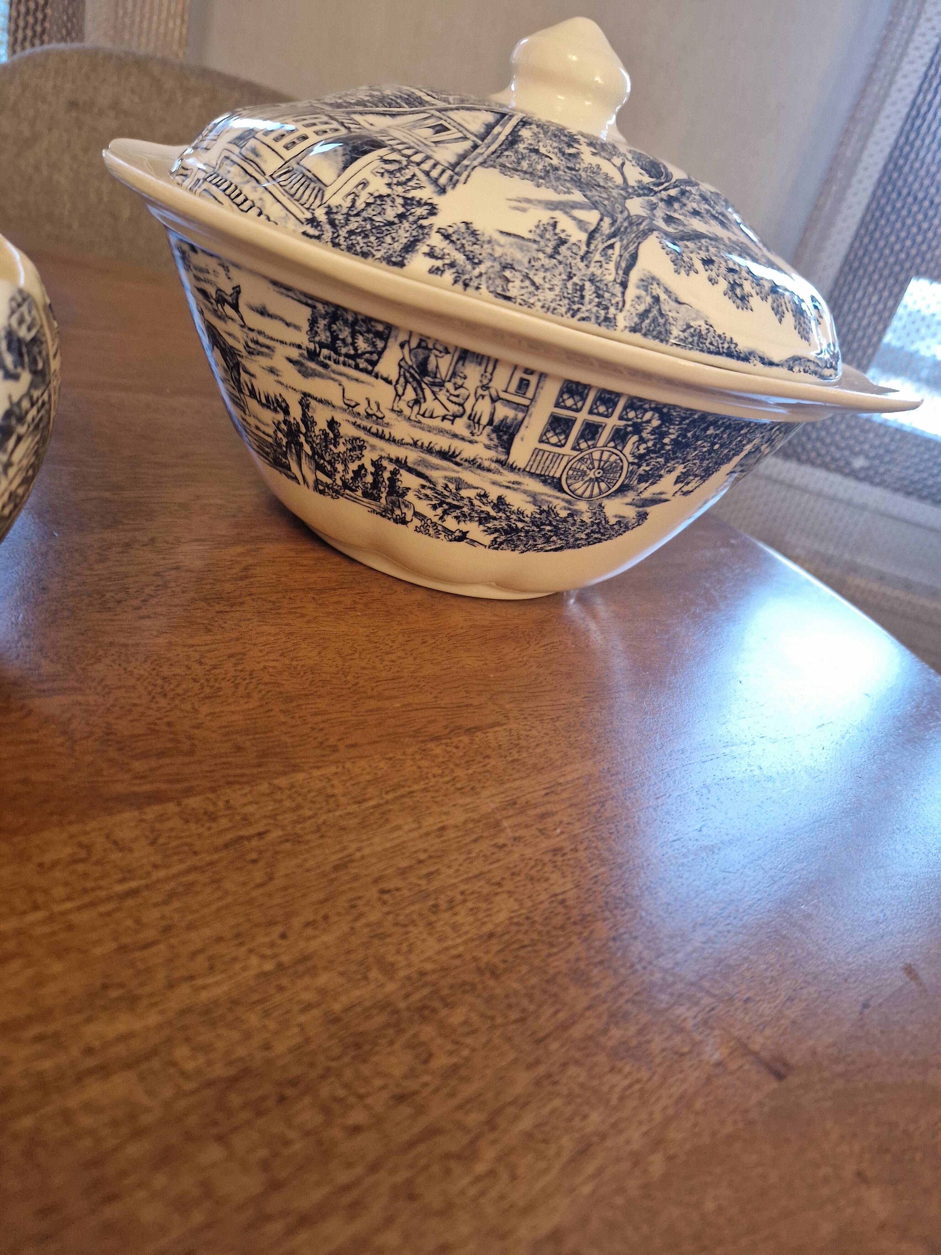 Vintage tableware "English style" Lunéville – Hunters & Pub Hare & Ho