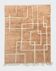 Moroccan Berber rug, Beni Ouarain M'rirt terracotta, 2.87 x 2.13 m