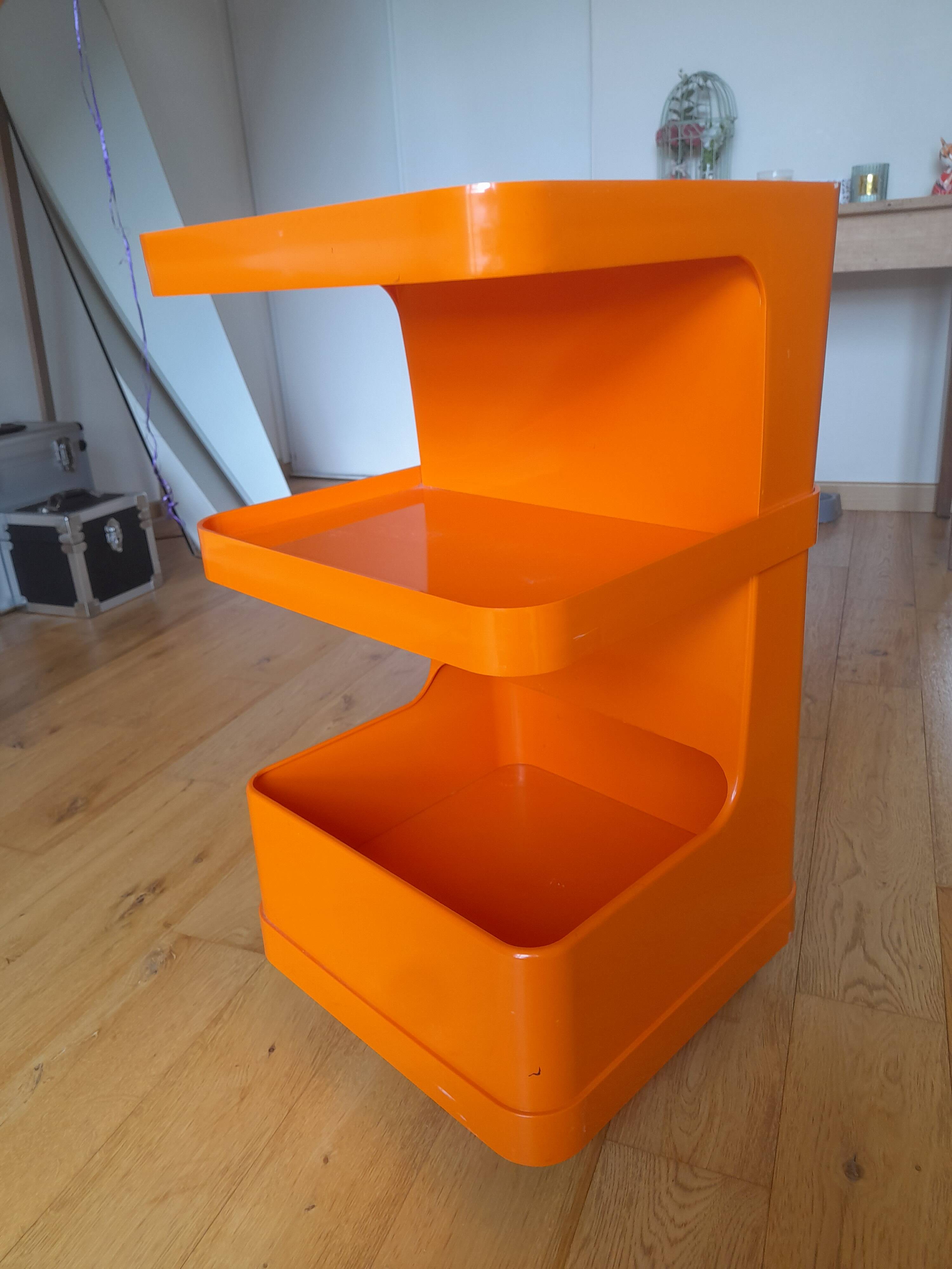 Orange server prisunic seventies