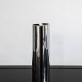 Vase convexe chromé par E. Radaelli pour Lamperti Robbiate Italie 1970