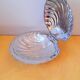 Metal shell butter dish, 1960.