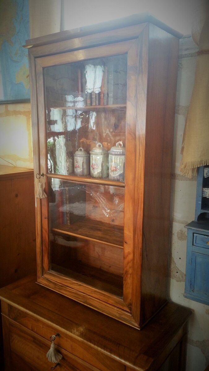 Showcase in Walnut late nineteenth