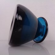 Hand-Blown Blue Glass Vase, Italy, 1960s