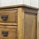 Commode anglaise en noyer du début XXème