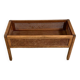 Vintage wooden and cane planter
