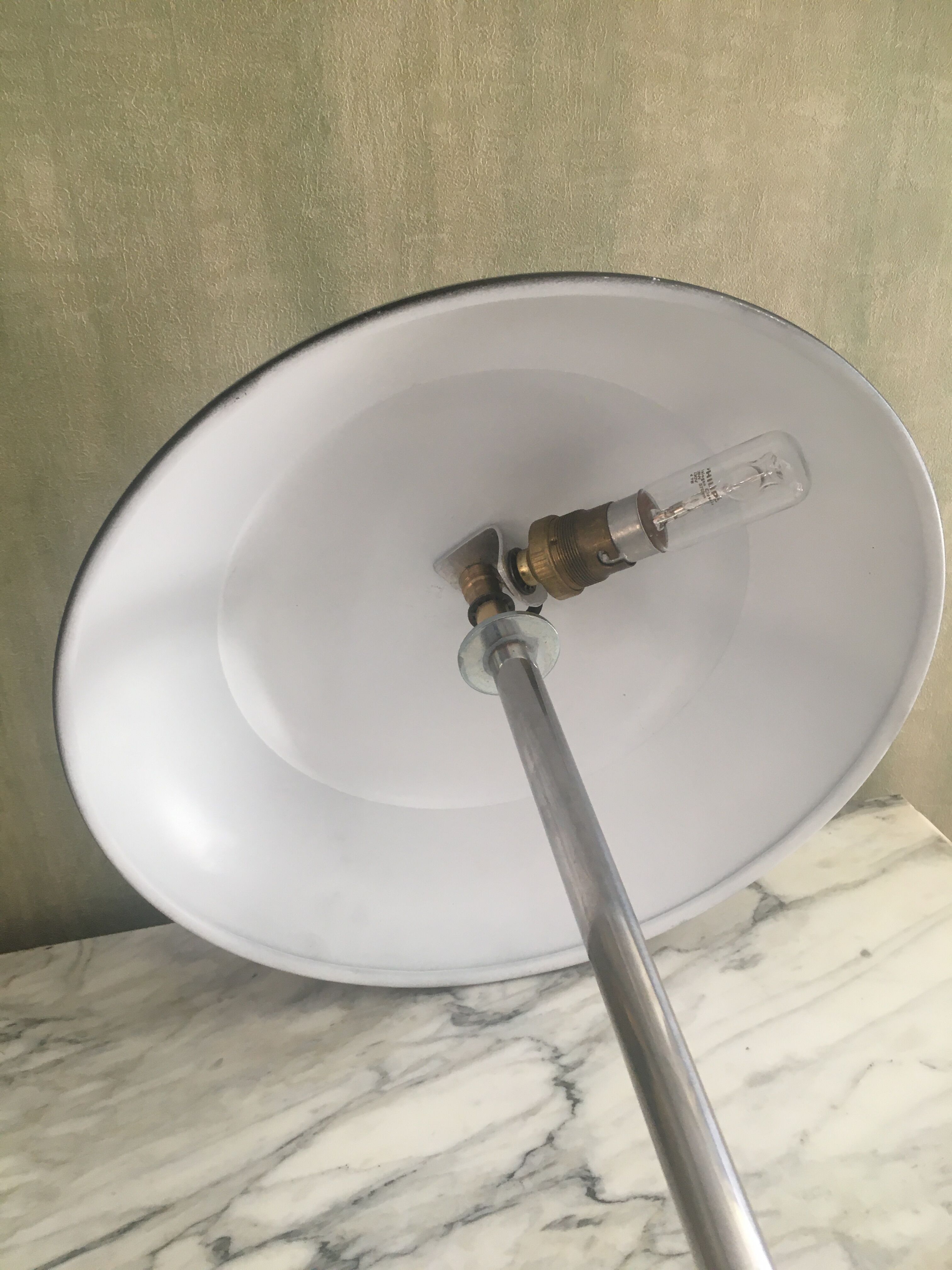 Lampe champignon style  "  paquebot   "