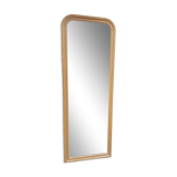 large mirror in molded oak Louis-Philippe style