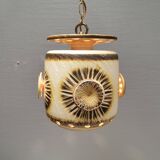 Large and beautiful hanging lamp in ceramic. Danish from the 70s, in super nice condition.