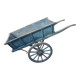 Old blue patina cart