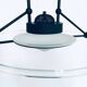 Black Pendant Lamp, 1980s