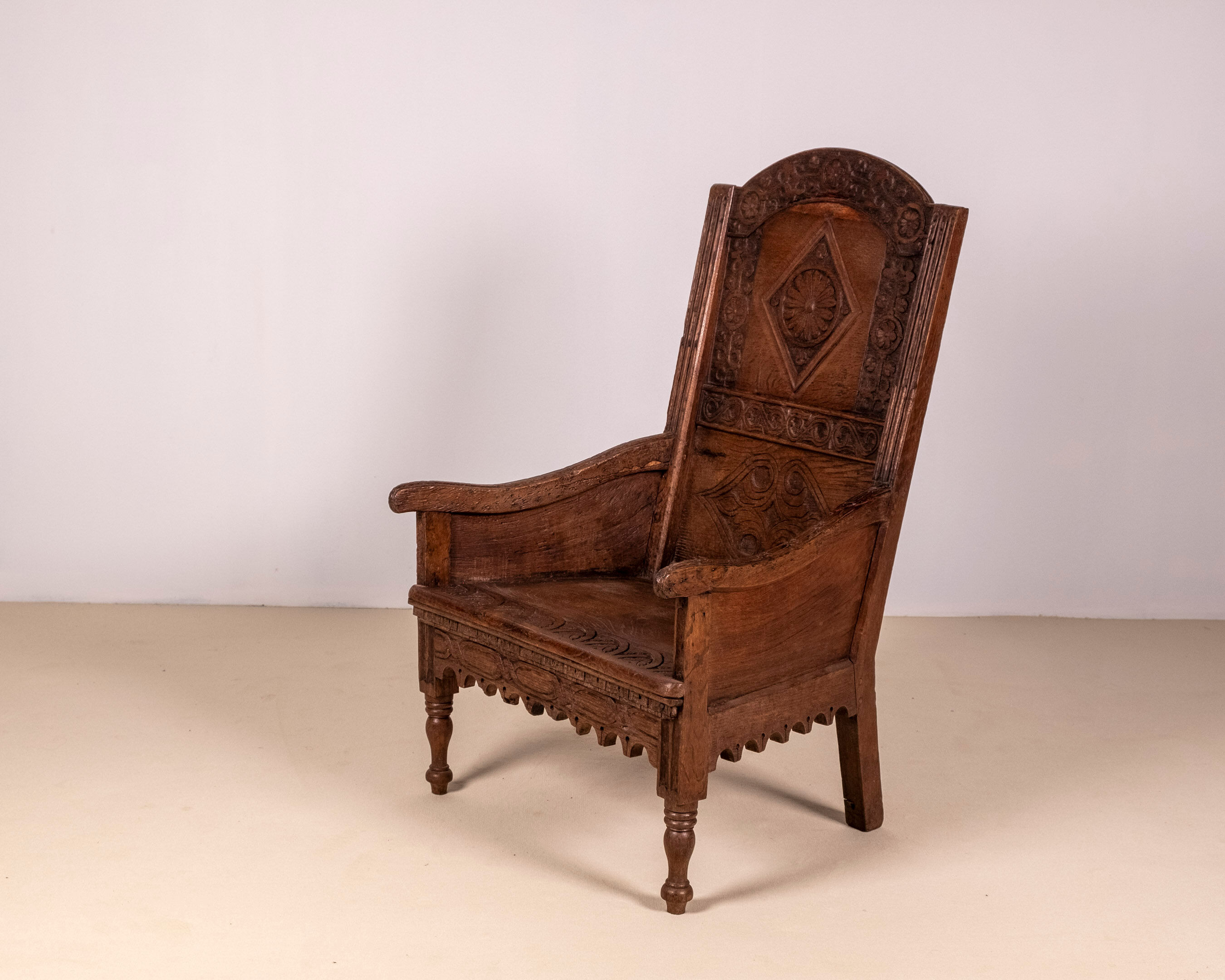 Early 19th Century Oak Wainscot Chair