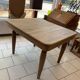 Table en chêne massif Art Déco Brut