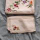 Nappe brodée main et ses six serviettes