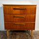 Mid century retro vintage teak chest of drawers 1960