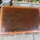 Inlaid console side table