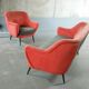 Set 1 1 armchair sofa organic years 50/60