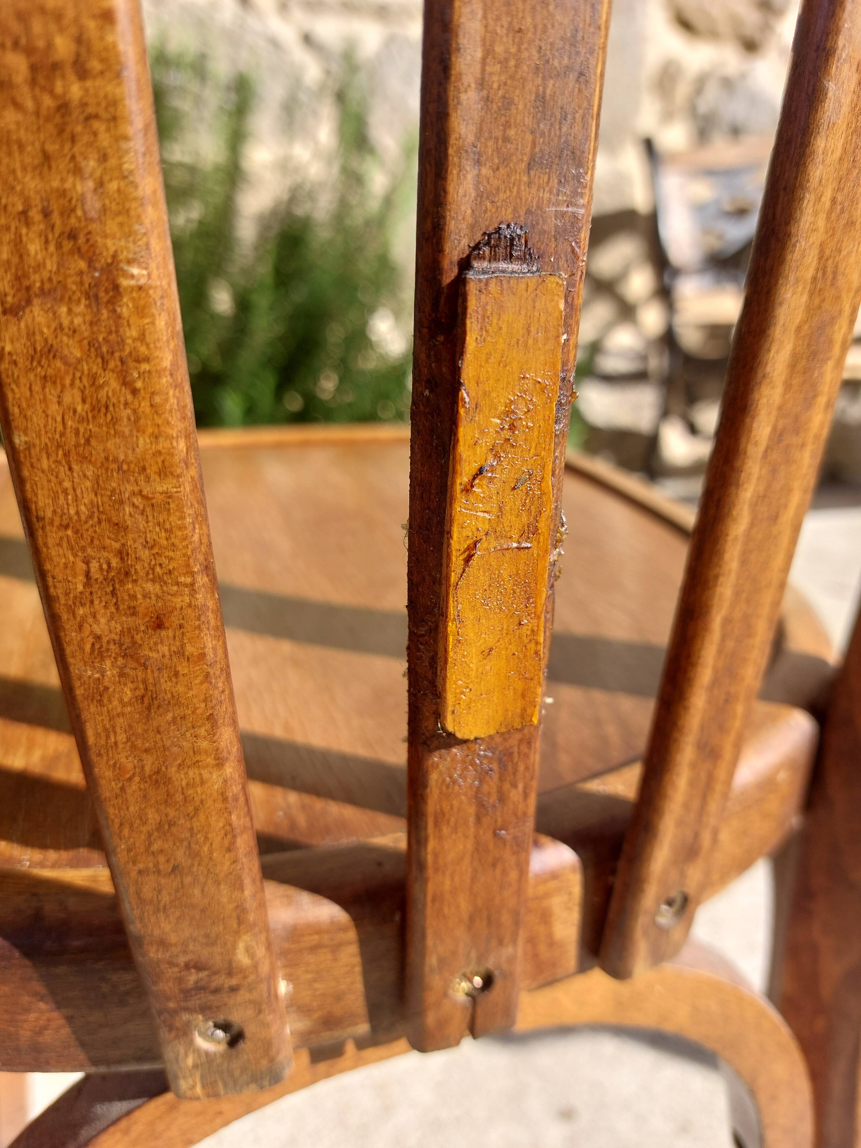 5 vintage Baumann bistro chairs
