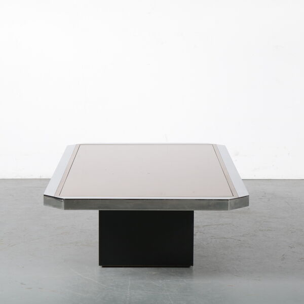 Table basse des années 1970 par Belgo Chrom, Belgique