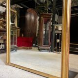 Fireplace mirror gilded wood louis philippe xix century 1m75 x 1m21