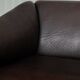 Canapé deux places vintage DS-47 par De Sede, siège extensible en cuir Neck 1970