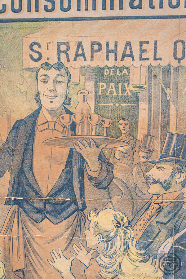 Ancienne affiche St raphael Quinquina