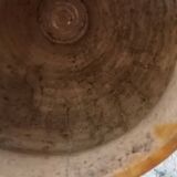 Old yellow glazed jam jar from the South West