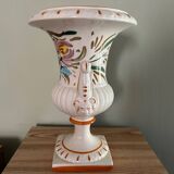 Stamped ceramic vase