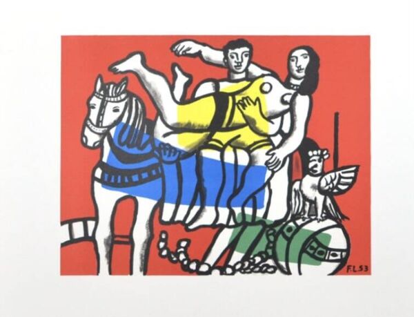 Impression lithographique Fernand leger