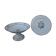Compotier and plate painted porcelain Old Paris XIXth