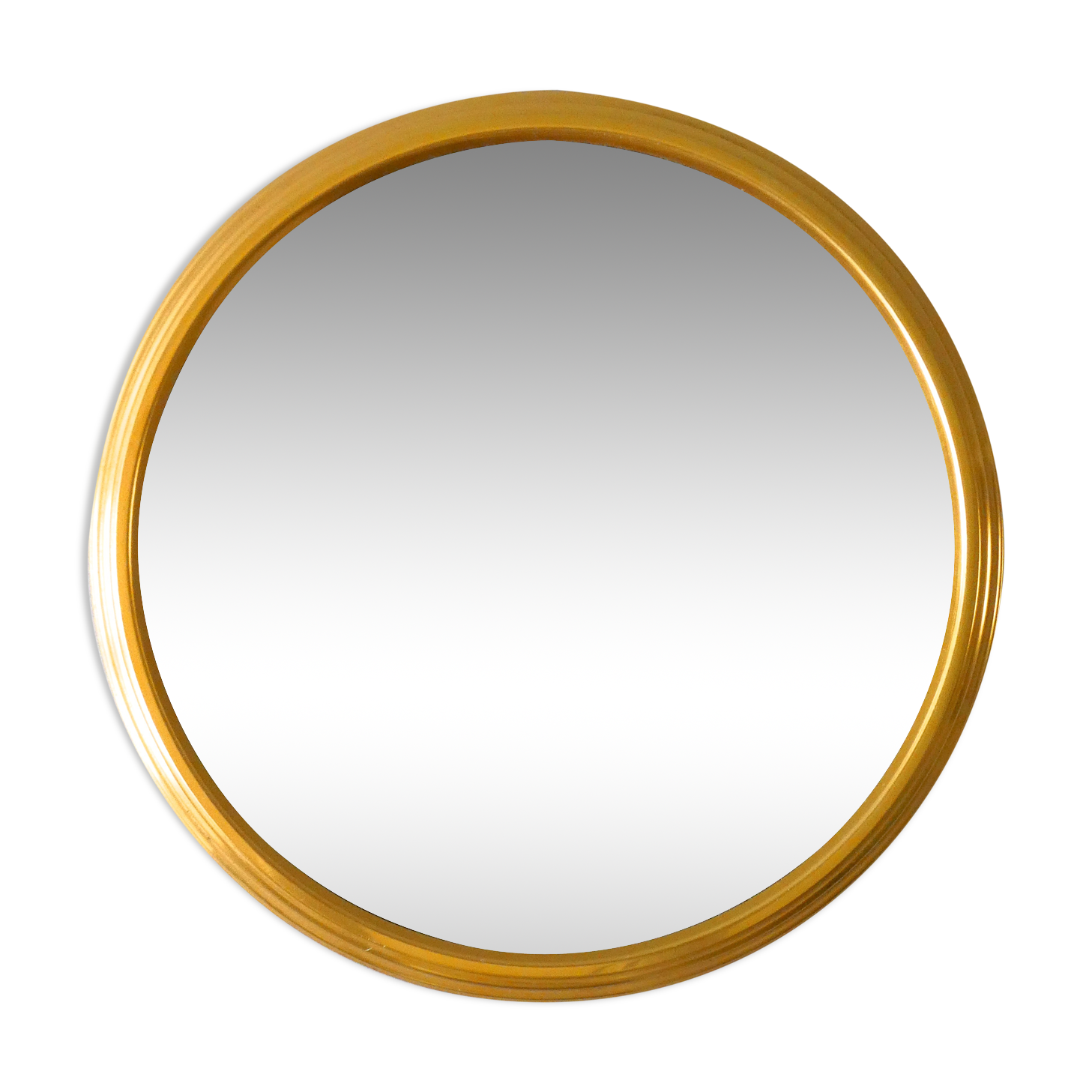 Mirror tray, gold metal tower, 23 cm