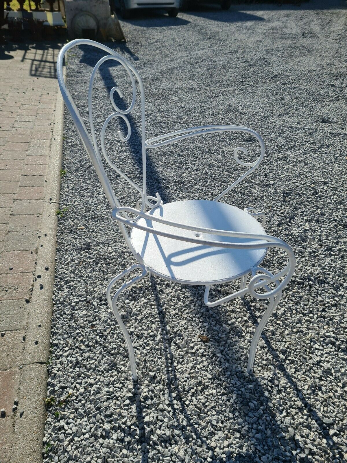Iron garden chair