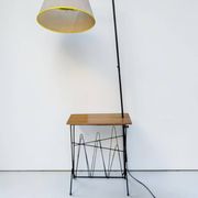 Lampadaire liseuse tablette 1950
