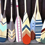 Pair of old oars