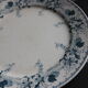 Lot de 6 assiettes terre de fer Lucien BFK