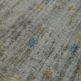 Handmade oriental 1980s 268 cm x 365 cm grey wool carpet