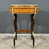 Planter in Precious Wood Marquetry, Napoleon III Period – Mid-19th Century