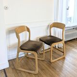 4 Baumann "Sleigh" chairs