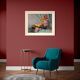 French signed painting still life from the 20th century