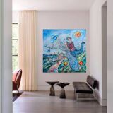 Peinture Le matin des energies - Yvan Philmer
