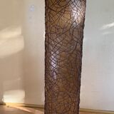 Sixties Rattan and Fiberglass Italian Floor lamp