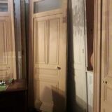 Old Haussmannian door 83x219.5cm with glazed transom frame.