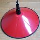 Rolly red enameled canvas pendant light 42 cm