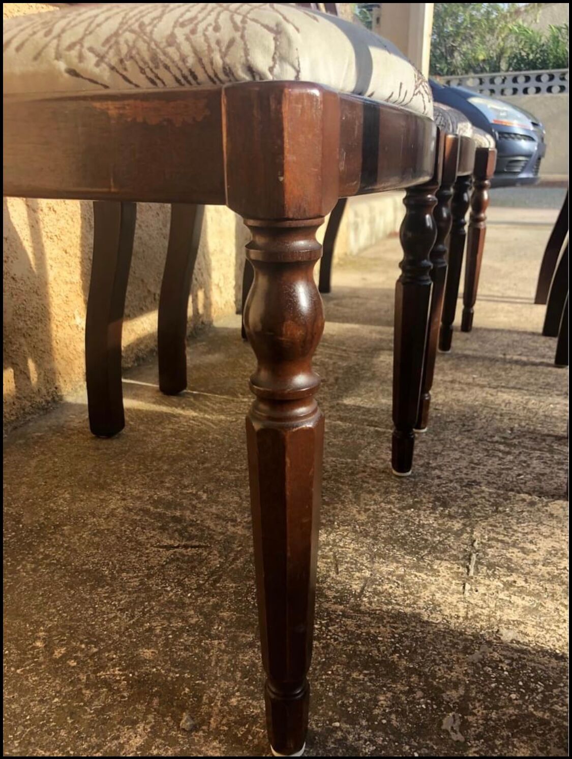 Set of 6 English style chairs